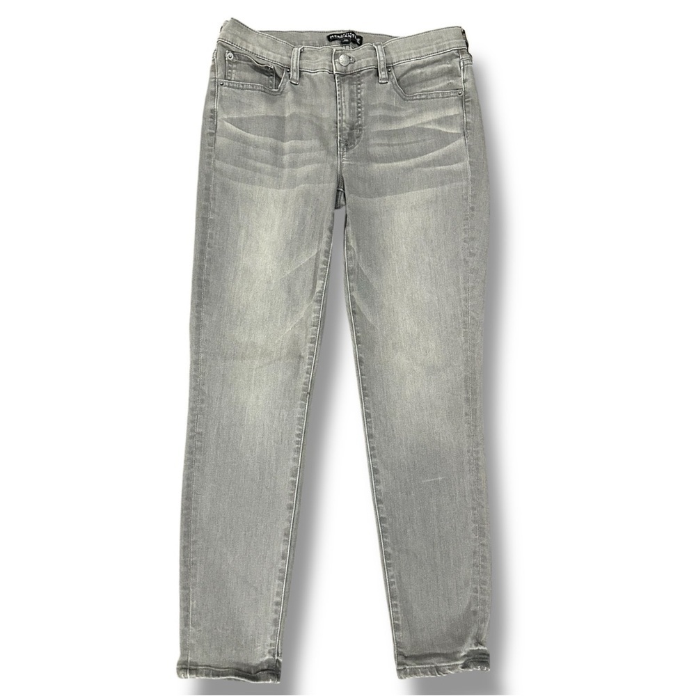 J. Crew Gray Skinny Jeans with Stretch Fit